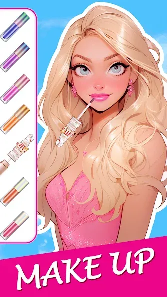 Doll Makeover: dress up games (Долл Мейковер) [МОД: Меню, Бесконечные монеты и Открытые уровни] Screenshot 4