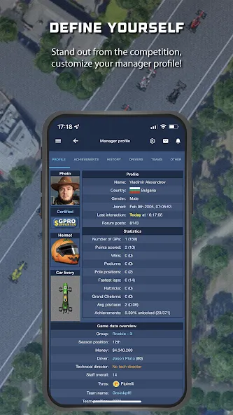 GPRO - Classic racing manager (ГПРО) [МОД: Все открыто, Дополнительные деньги и Меню MOD] Screenshot 2