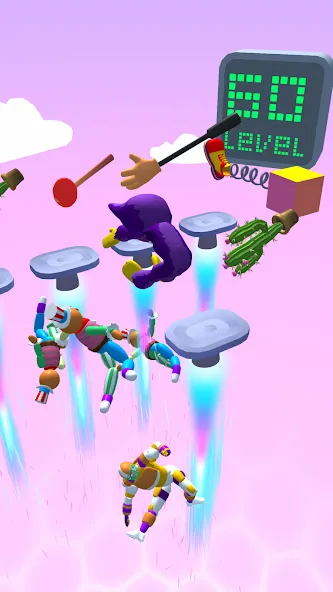 Push the Dummy: Ragdoll Fall (Пуш зе Дамми) [МОД: Меню, Бесконечные монеты и Открытые уровни] Screenshot 3