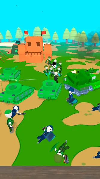 Island Warfare 3D: Guns' Land (Айленд Ворфер) [МОД: Все открыто, Дополнительные деньги и Меню MOD] Screenshot 3