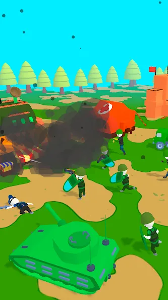 Island Warfare 3D: Guns' Land (Айленд Ворфер) [МОД: Все открыто, Дополнительные деньги и Меню MOD] Screenshot 4