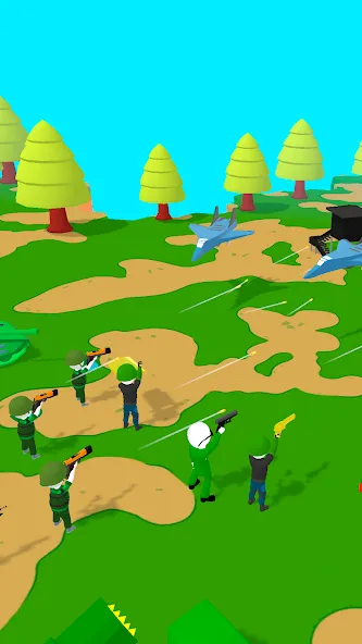 Island Warfare 3D: Guns' Land (Айленд Ворфер) [МОД: Все открыто, Дополнительные деньги и Меню MOD] Screenshot 5