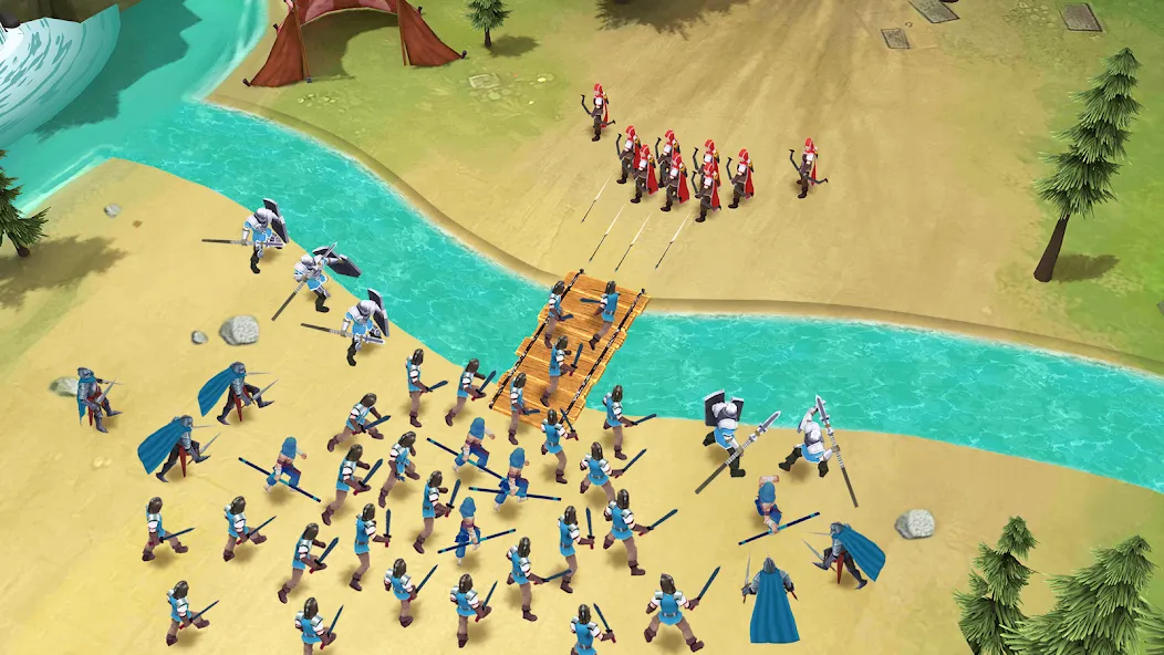 Kingdom Clash - Strategy Game (Кингдом Клаш) [МОД: Меню, Бесконечные монеты и Открытые уровни] Screenshot 1