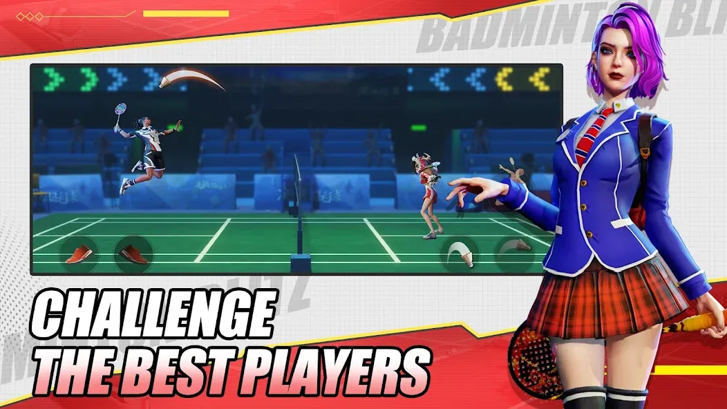 Badminton Blitz - PVP online (Бэдминтон Блиц) [МОД: Все открыто, Дополнительные деньги и Меню MOD] Screenshot 5
