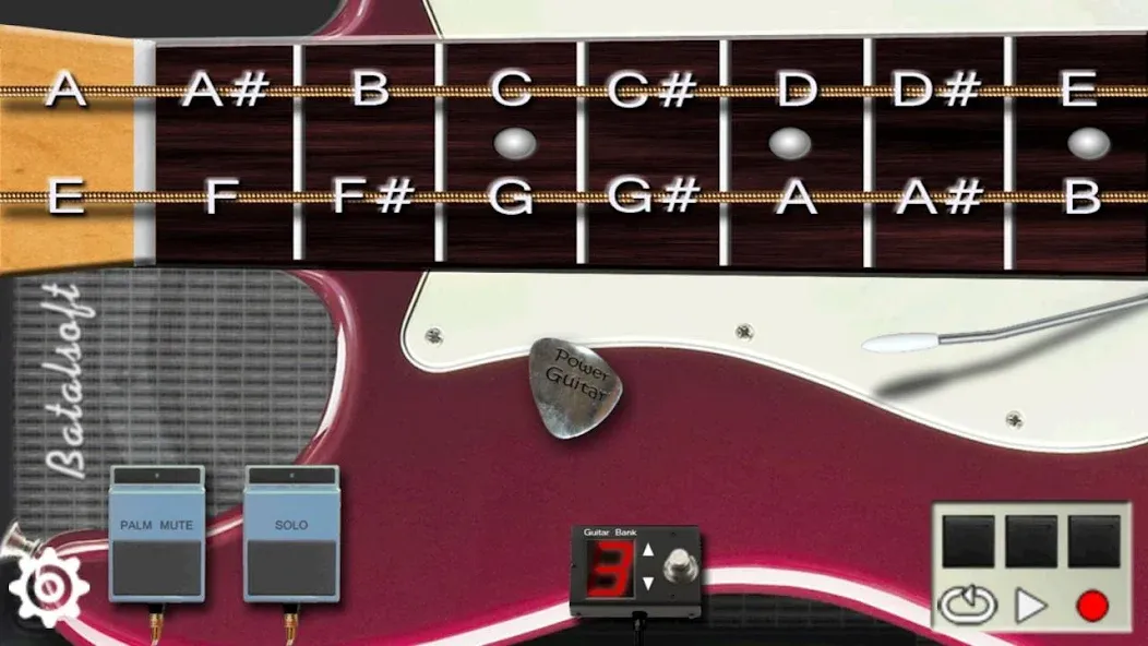 Power guitar HD [МОД: Все открыто, Дополнительные деньги и Меню MOD] Screenshot 1