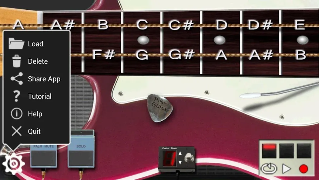 Power guitar HD [МОД: Все открыто, Дополнительные деньги и Меню MOD] Screenshot 3