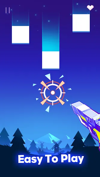 Beat Fire - Edm Gun Music Game [МОД: Много монет, Открытые уровни и Мега MOD] Screenshot 1