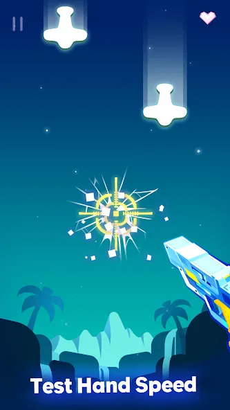 Beat Fire - Edm Gun Music Game [МОД: Много монет, Открытые уровни и Мега MOD] Screenshot 2