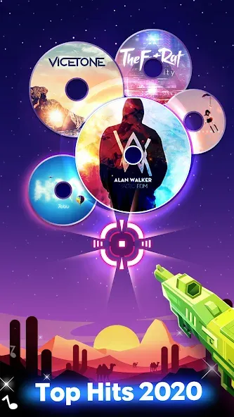 Beat Fire - Edm Gun Music Game [МОД: Много монет, Открытые уровни и Мега MOD] Screenshot 4