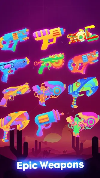 Beat Fire - Edm Gun Music Game [МОД: Много монет, Открытые уровни и Мега MOD] Screenshot 5