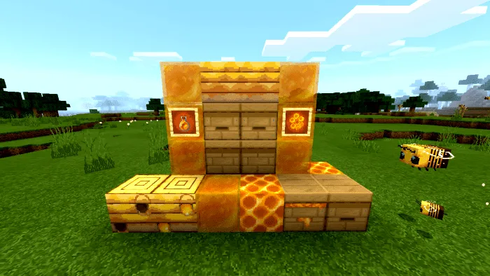 Bee Craft (Би Крафт) [МОД: Все открыто, Дополнительные деньги и Меню MOD] Screenshot 1