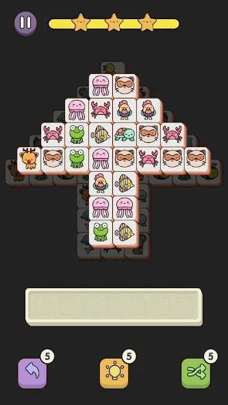 Match 3 Animal - Zen Puzzle (Матч 3 Животное) [МОД: Меню, Бесконечные монеты и Открытые уровни] Screenshot 5