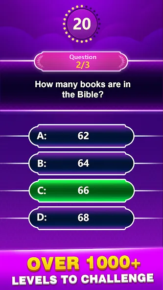 Bible Trivia - Word Quiz Game (Библейская викторина) [МОД: Деньги, Монеты и Меню MOD] Screenshot 2