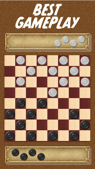 Checkers - Damas [МОД: Меню, Бесконечные монеты и Открытые уровни] Screenshot 2