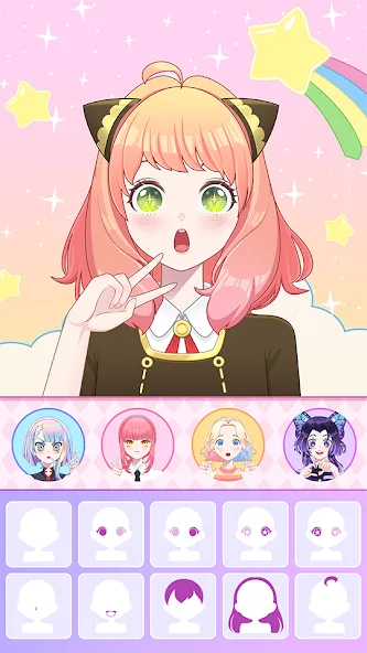 Anime Avatar Maker ASMR (Аниме Аватар Мейкер АСМР) [МОД: Много денег, Монет и Все открыто] Screenshot 4