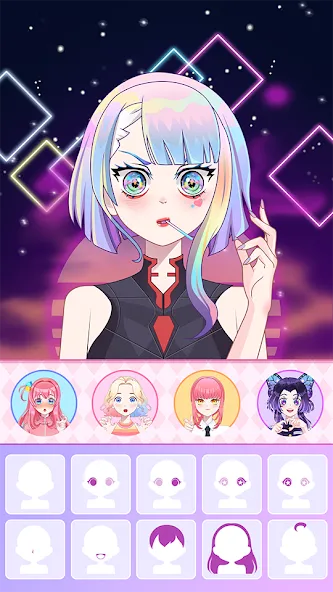 Anime Avatar Maker ASMR (Аниме Аватар Мейкер АСМР) [МОД: Много денег, Монет и Все открыто] Screenshot 5