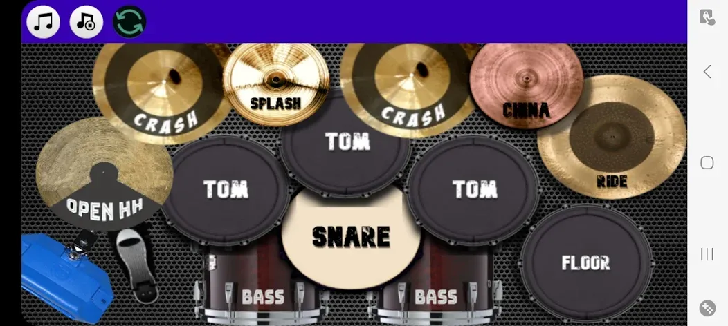 Drum Studio: Bateria Virtual (Драм студио) [МОД: Бесконечные деньги, Монеты и Мега MOD] Screenshot 1