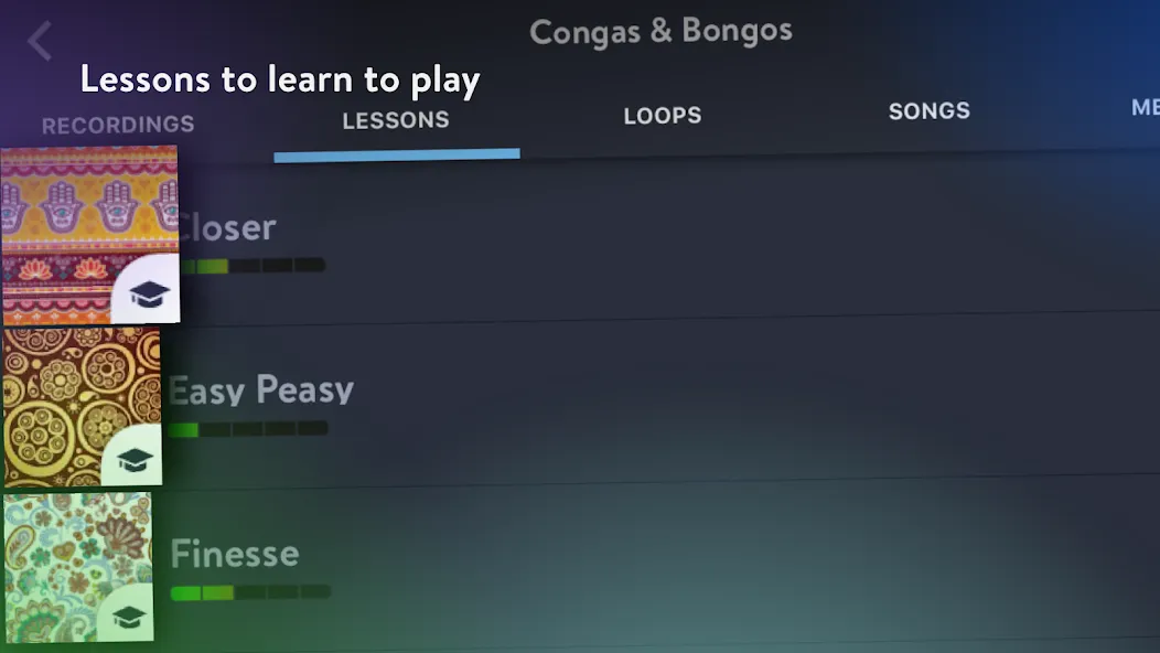 Congas & Bongos: percussion [МОД: Все открыто, Дополнительные деньги и Меню MOD] Screenshot 4