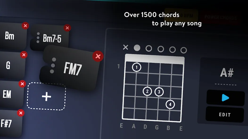 Real Guitar: lessons & chords (Реал Гитар) [МОД: Деньги, Монеты и Меню MOD] Screenshot 4