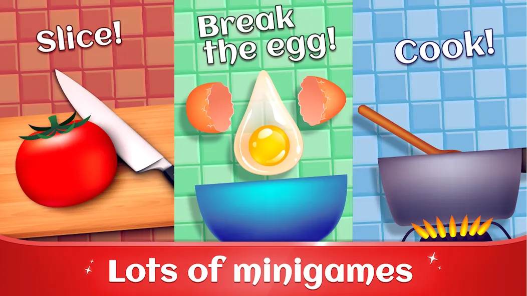 Cookbook Master: Cooking Games (Кулинарный Мастер) [МОД: Много денег, Монет и Все открыто] Screenshot 4