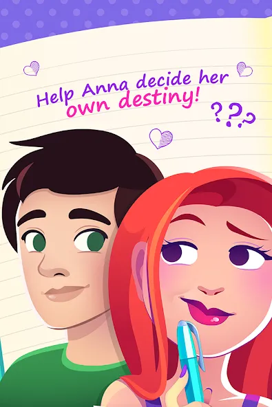 Dear Diary: Interactive Story (Дир Дайри) [МОД: Меню, Бесконечные монеты и Открытые уровни] Screenshot 1
