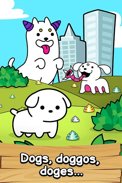 Dog Evolution: Idle Merge Game (Дог Эволюшн) [МОД: Меню, Бесконечные монеты и Открытые уровни] Screenshot 1