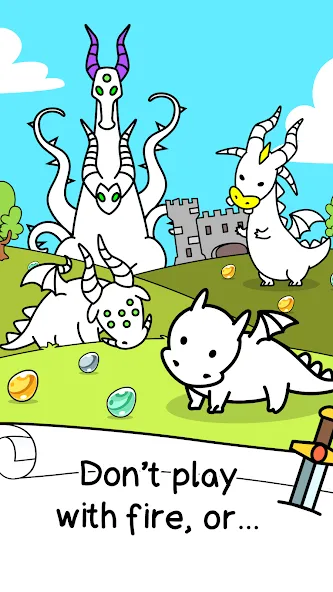 Merge Dragon Evolution: Fusion (Драгон Эволюшн) [МОД: Деньги, Монеты и Меню MOD] Screenshot 1