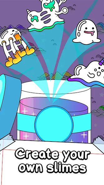 Slime Evolution: Merge ASMR (Слайм Эволюция) [МОД: Деньги, Монеты и Меню MOD] Screenshot 3