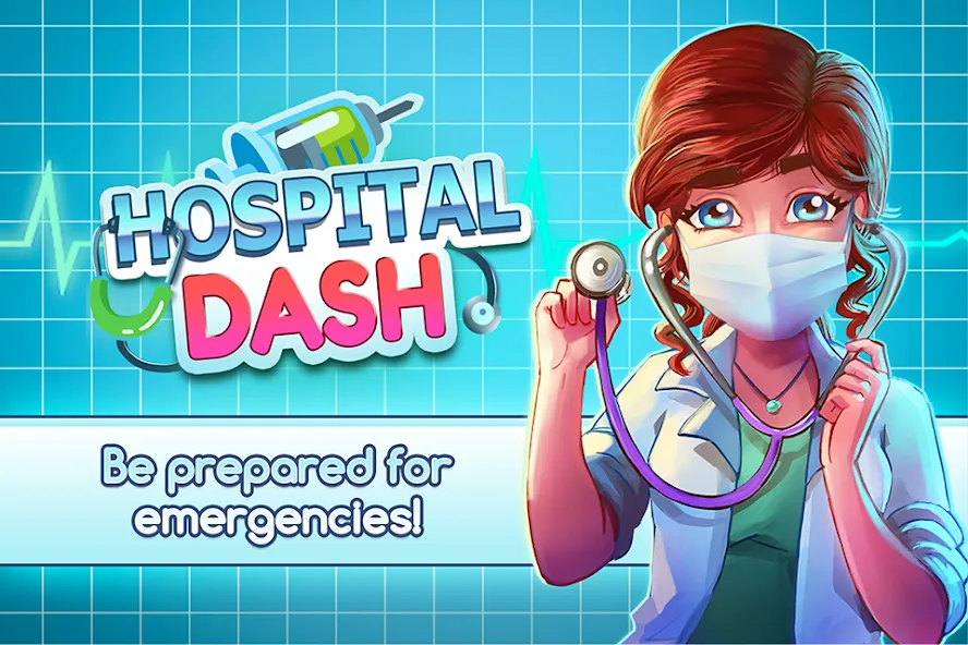 Hospital Dash Tycoon Simulator (Хоспиталь Даш Тайкун Симулятор) [МОД: Деньги, Монеты и Меню MOD] Screenshot 1