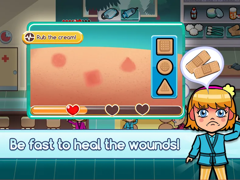 Hospital Dash Tycoon Simulator (Хоспиталь Даш Тайкун Симулятор) [МОД: Деньги, Монеты и Меню MOD] Screenshot 3