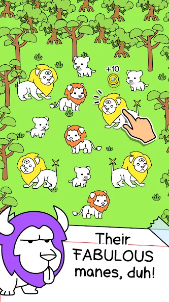 Lion Evolution: Jungle King (Лайон Эволюшн) [МОД: Все открыто, Дополнительные деньги и Меню MOD] Screenshot 2