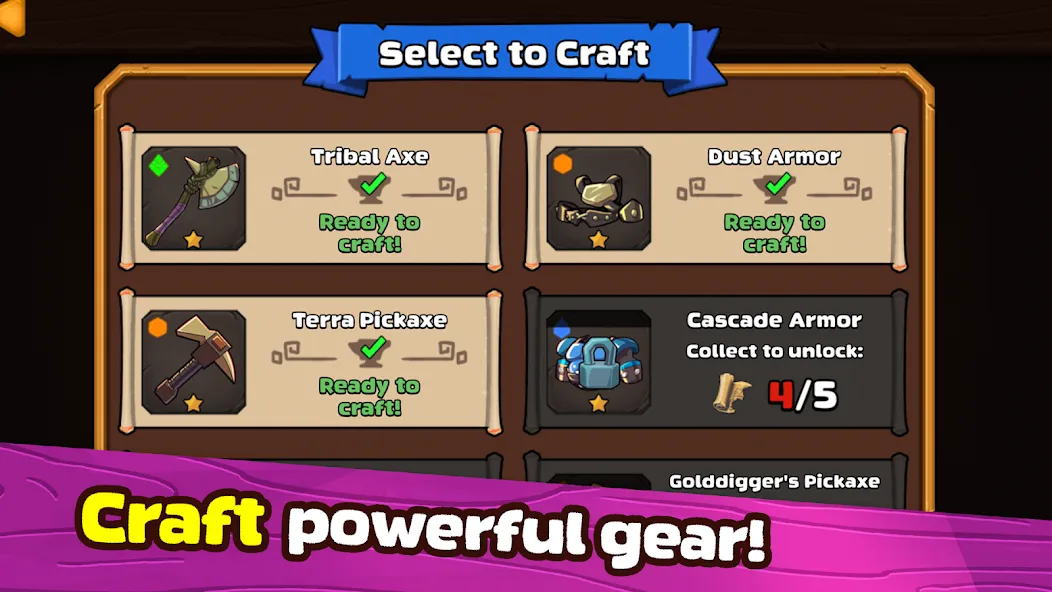 Mine Quest 2: RPG Mining Game (Мине Квест 2) [МОД: Бесконечные деньги, Монеты и Мега MOD] Screenshot 5