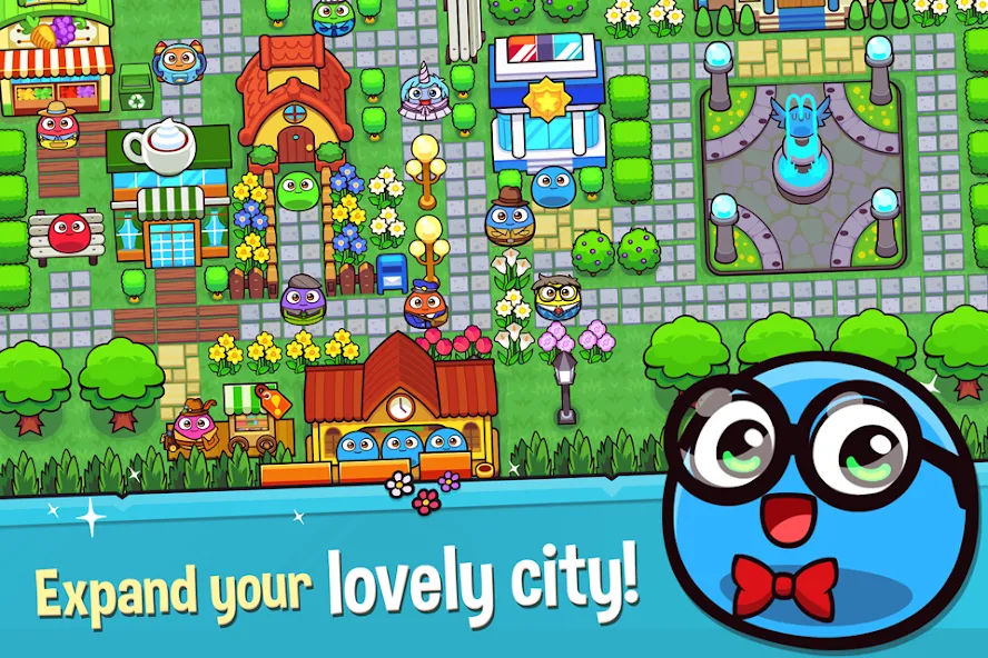 My Boo Town: City Builder Game (Май Бу Таун) [МОД: Много денег, Монет и Все открыто] Screenshot 3