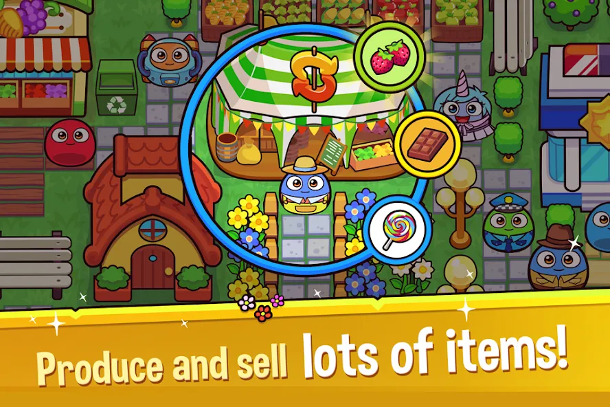 My Boo Town: City Builder Game (Май Бу Таун) [МОД: Много денег, Монет и Все открыто] Screenshot 5