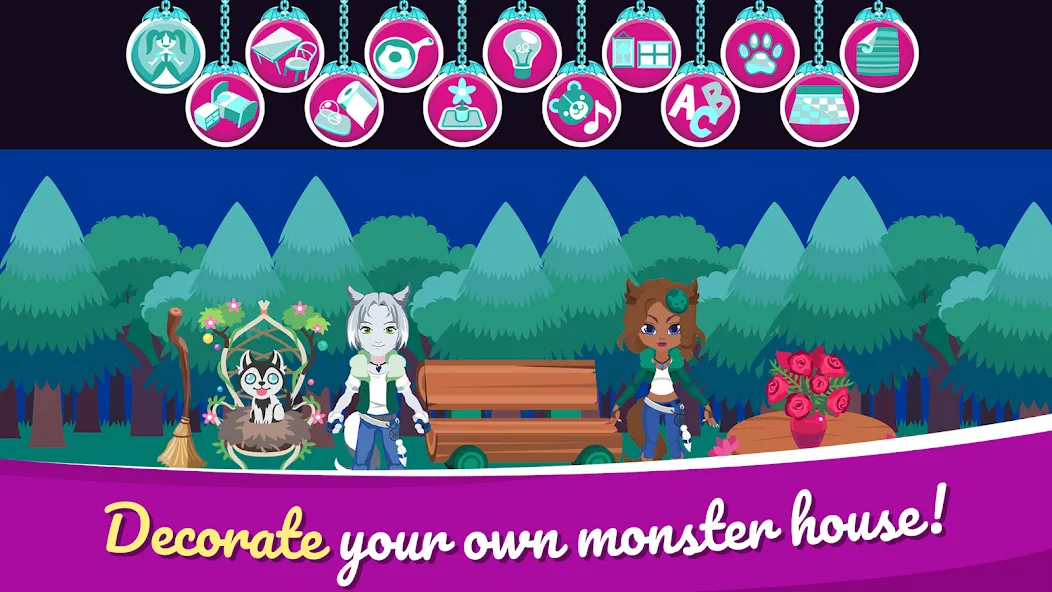 My Monster House: Doll Games (Май Монстер Хаус) [МОД: Много денег, Монет и Все открыто] Screenshot 1