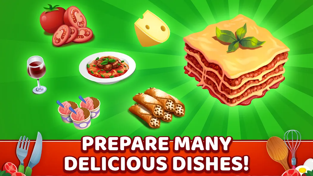 My Pasta Shop: Cooking Game (Мой Паста Шоп) [МОД: Все открыто, Дополнительные деньги и Меню MOD] Screenshot 3