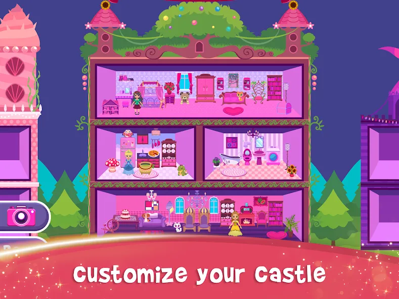 My Princess Castle: Doll Game (Мой Принцессин Замок) [МОД: Много монет, Открытые уровни и Мега MOD] Screenshot 3