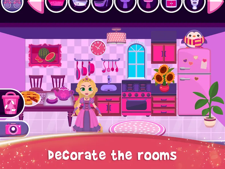 My Princess Castle: Doll Game (Мой Принцессин Замок) [МОД: Много монет, Открытые уровни и Мега MOD] Screenshot 5