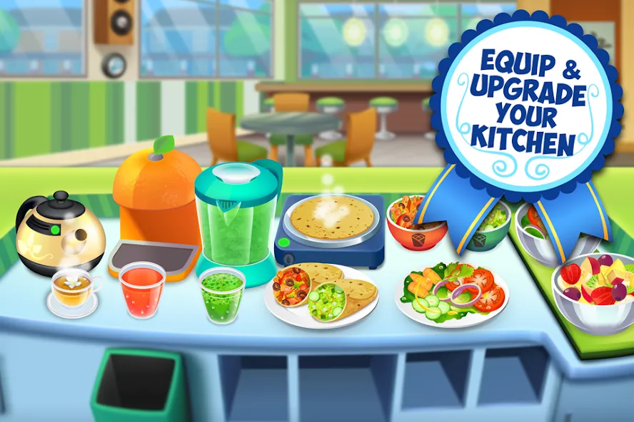 My Salad Bar: Veggie Food Game (Мой салатбар) [МОД: Бесконечные деньги, Монеты и Мега MOD] Screenshot 4