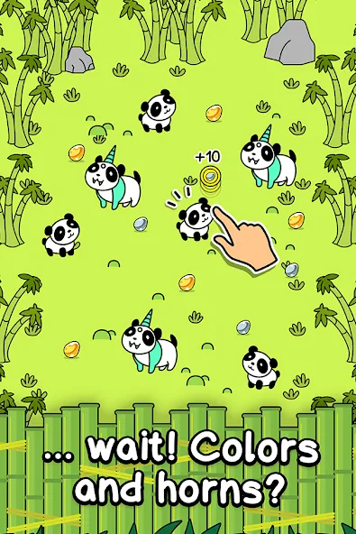 Panda Evolution: Idle Clicker (Панда Эволюция) [МОД: Много денег, Монет и Все открыто] Screenshot 2