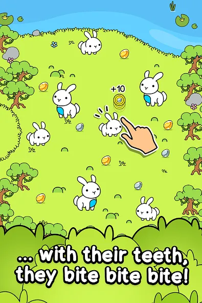 Rabbit Evolution: Merge Bunny (Рэббит Эволюшн) [МОД: Бесконечные деньги, Монеты и Мега MOD] Screenshot 2
