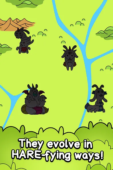 Rabbit Evolution: Merge Bunny (Рэббит Эволюшн) [МОД: Бесконечные деньги, Монеты и Мега MOD] Screenshot 3