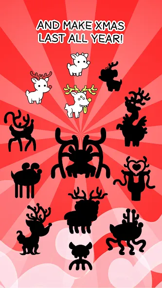 Reindeer Evolution: Idle Game (Рейндир Эволюция) [МОД: Много денег, Монет и Все открыто] Screenshot 4