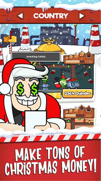 Santa’s Capitalist Factory [МОД: Все открыто, Дополнительные деньги и Меню MOD] Screenshot 2