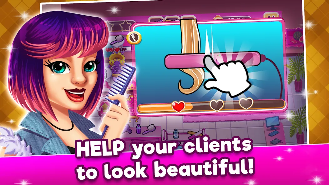 Beauty Salon: Parlour Game (Бьютисэлон) [МОД: Много монет, Открытые уровни и Мега MOD] Screenshot 3
