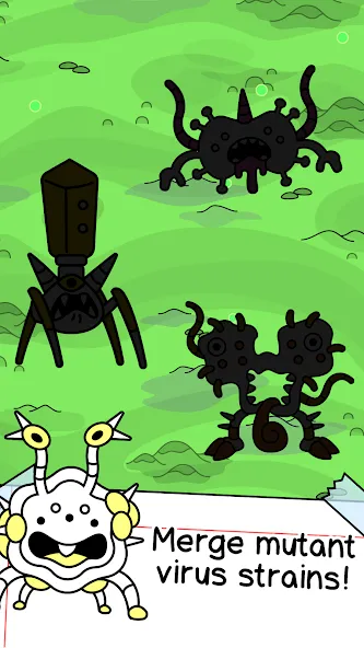 Virus Evolution: Merge Game (Вирус Эволюшн) [МОД: Много монет, Открытые уровни и Мега MOD] Screenshot 3