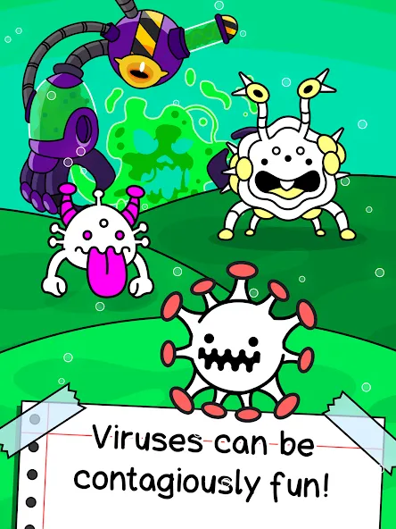 Virus Evolution: Merge Game (Вирус Эволюшн) [МОД: Много монет, Открытые уровни и Мега MOD] Screenshot 5