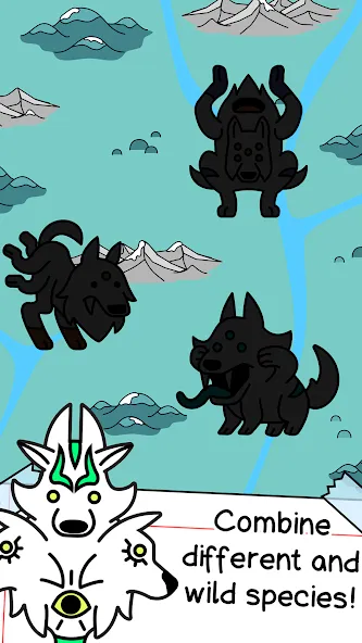 Wolf Evolution: Merge Wild Dog (Вульф Эволюшн) [МОД: Много монет, Открытые уровни и Мега MOD] Screenshot 3