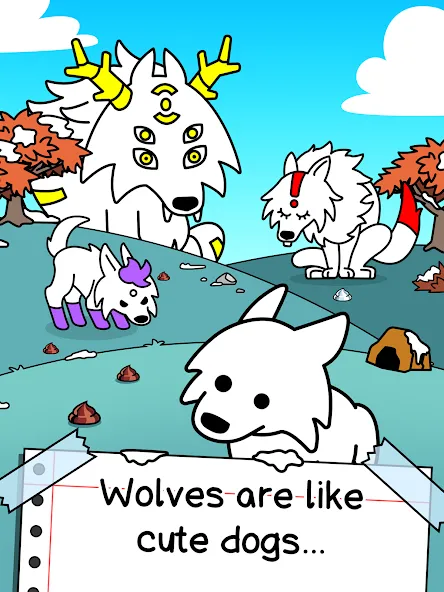 Wolf Evolution: Merge Wild Dog (Вульф Эволюшн) [МОД: Много монет, Открытые уровни и Мега MOD] Screenshot 5