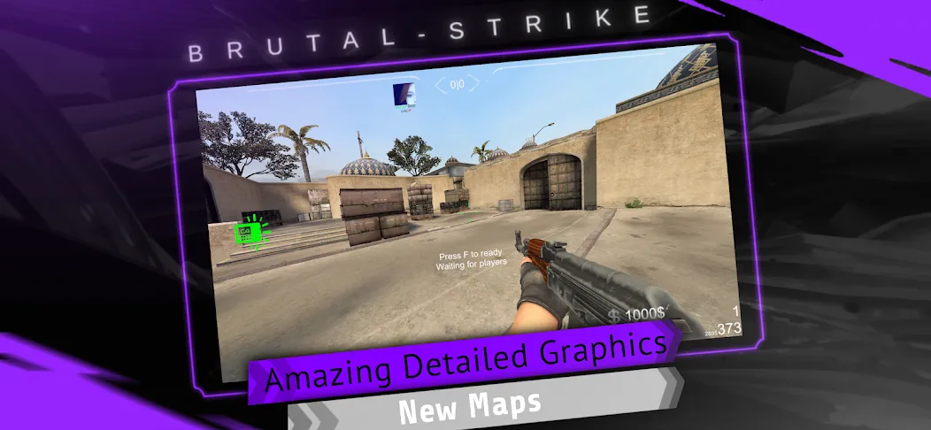 Brutal Strike (Брутал Страйк) [МОД: Деньги, Монеты и Меню MOD] Screenshot 1